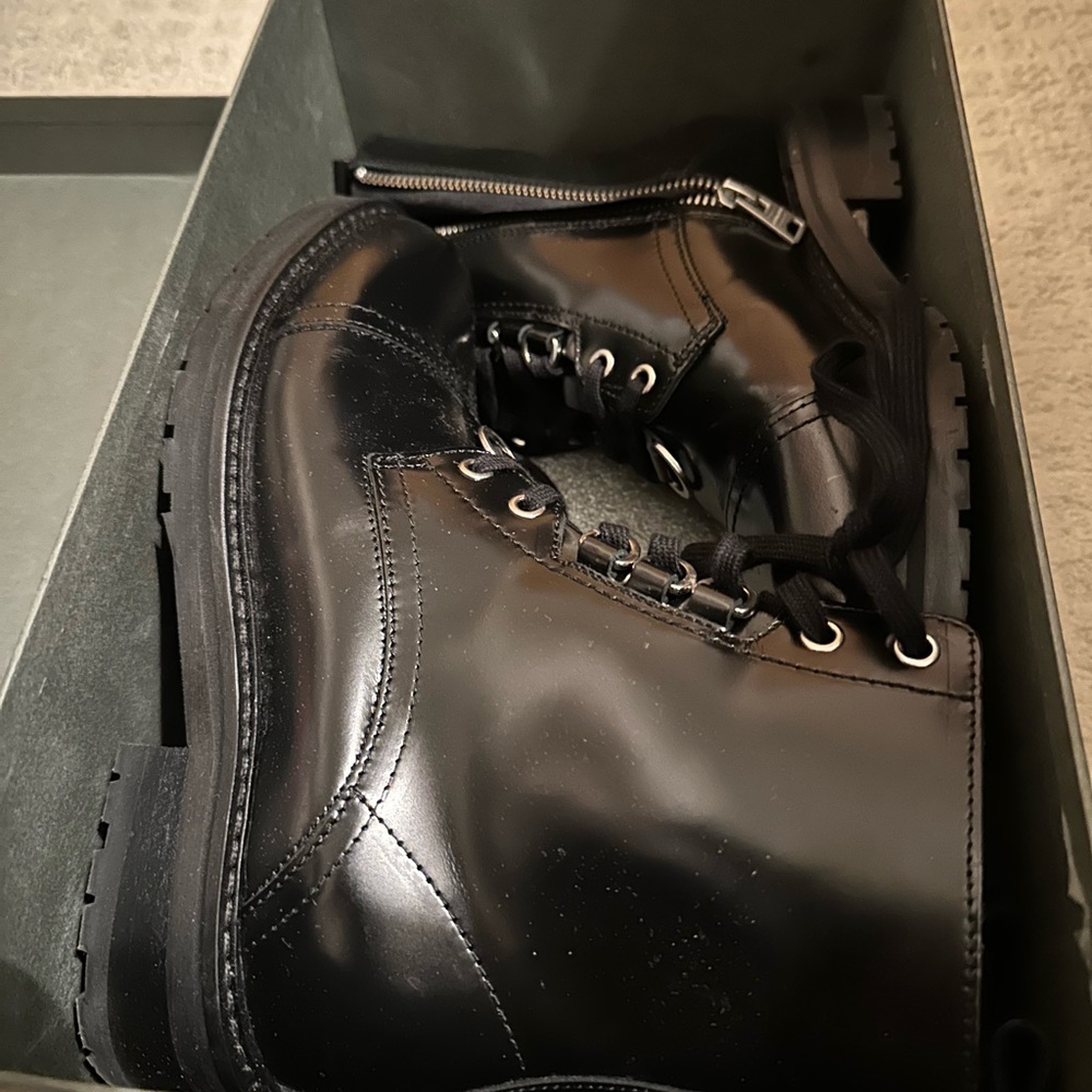 All Saints Black Ankle Boots